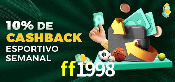 10% de bônus de cashback na ff1998